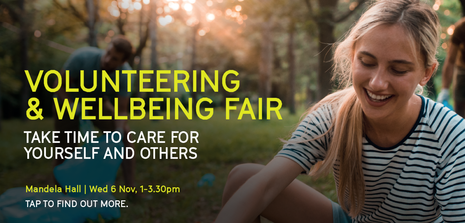 Volunteering & Wellbeing Fair- Homepage